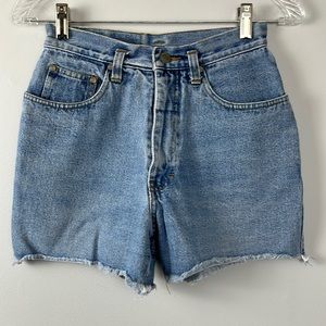 GITANO VINTAGE JEAN SHORT  100% Cotton Rigid  SIZE 7/8